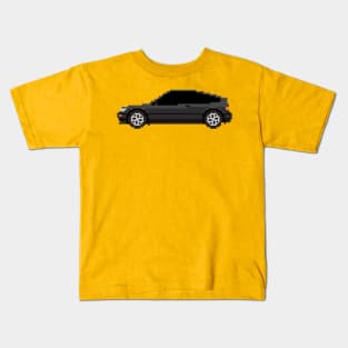 Honda CRX Pixelart Kids T-Shirt